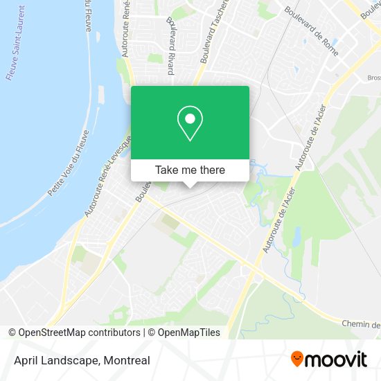 April Landscape map