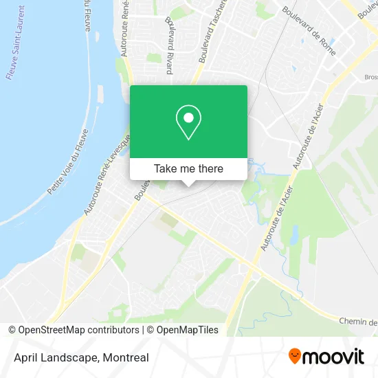 April Landscape map