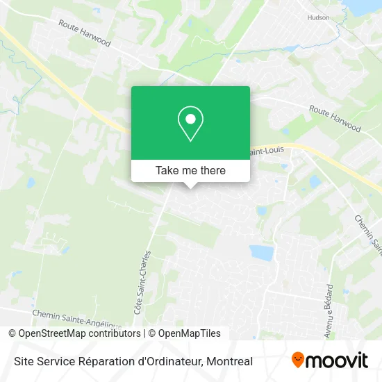 Site Service Réparation d'Ordinateur map
