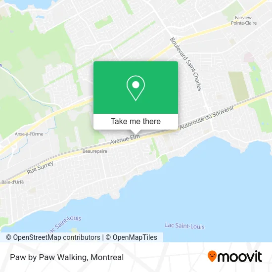 Paw by Paw Walking map