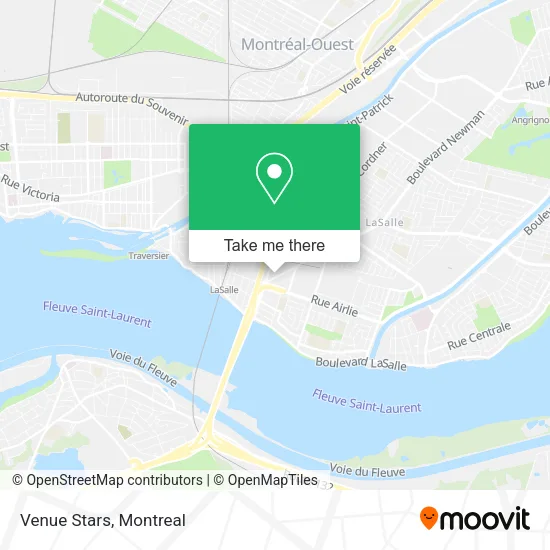 Venue Stars map