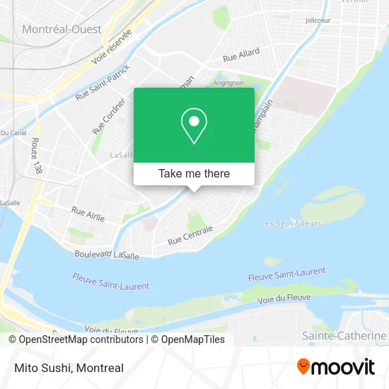 Mito Sushi map
