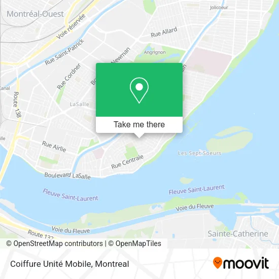 Coiffure Unité Mobile map