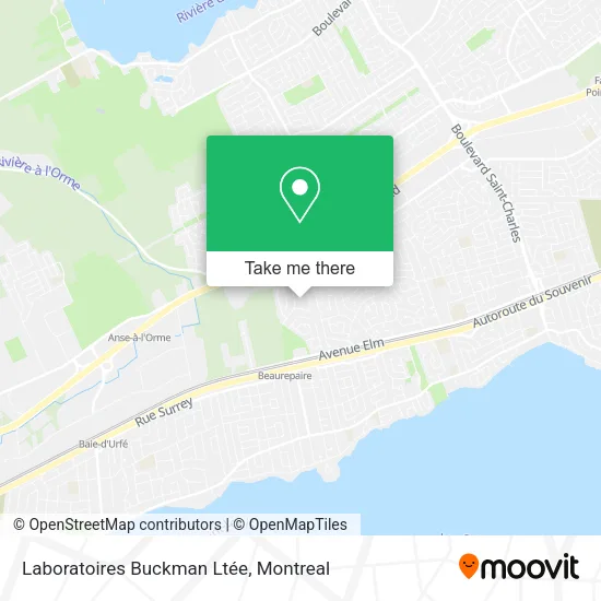 Laboratoires Buckman Ltée map