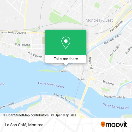 Le Sas Café map