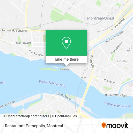 Restaurant Persepolis map