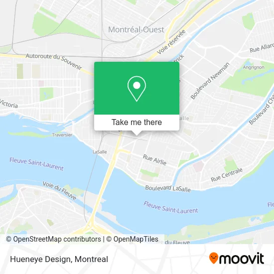 Hueneye Design map