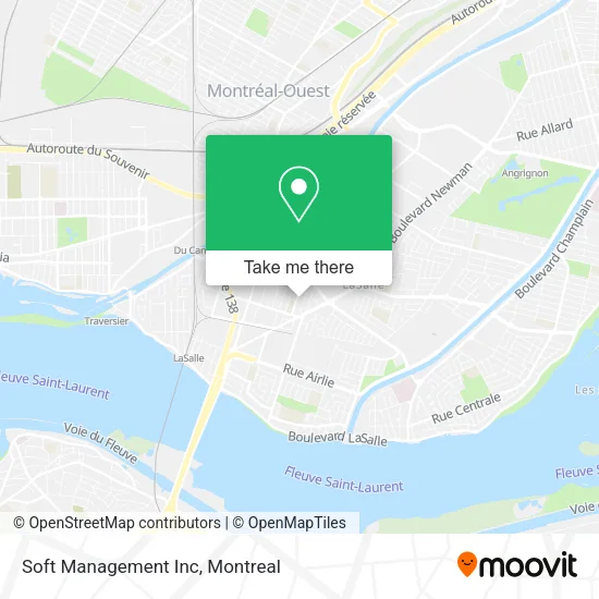 Soft Management Inc map