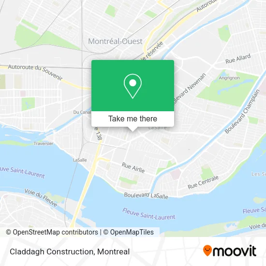Claddagh Construction map