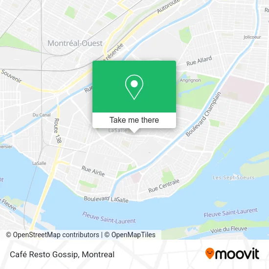 Café Resto Gossip map