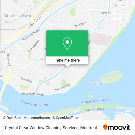 Crystal Clear Window Cleaning Services map