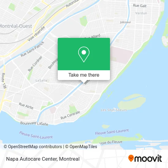 Napa Autocare Center map