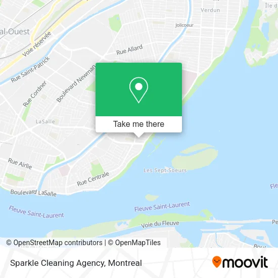 Sparkle Cleaning Agency map