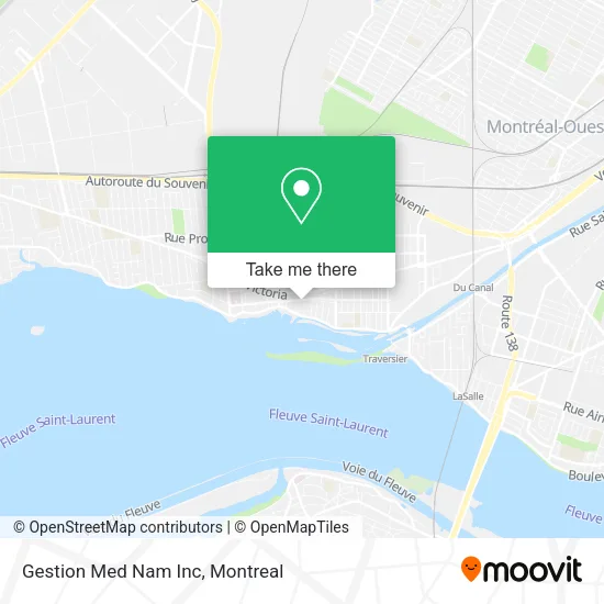 Gestion Med Nam Inc map