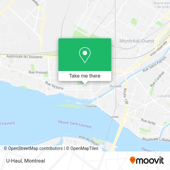 U-Haul map
