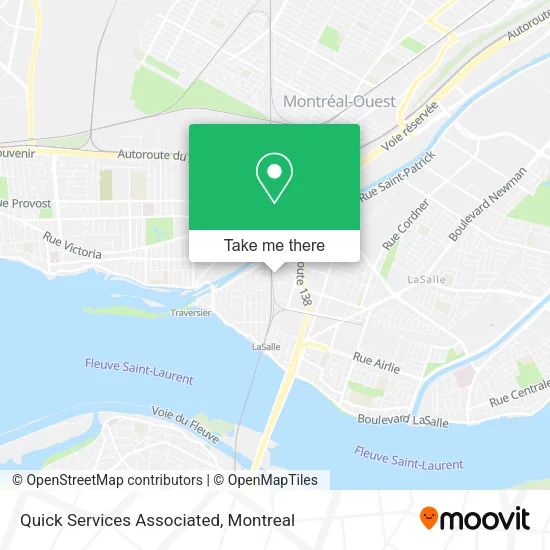 Quick Services Associated map