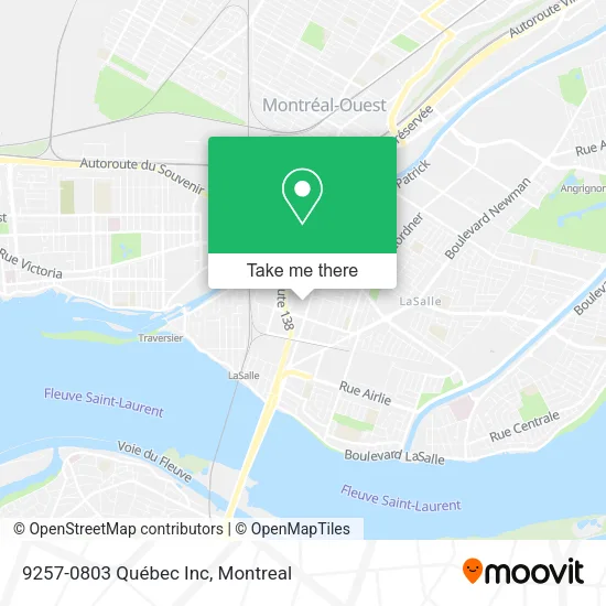 9257-0803 Québec Inc map