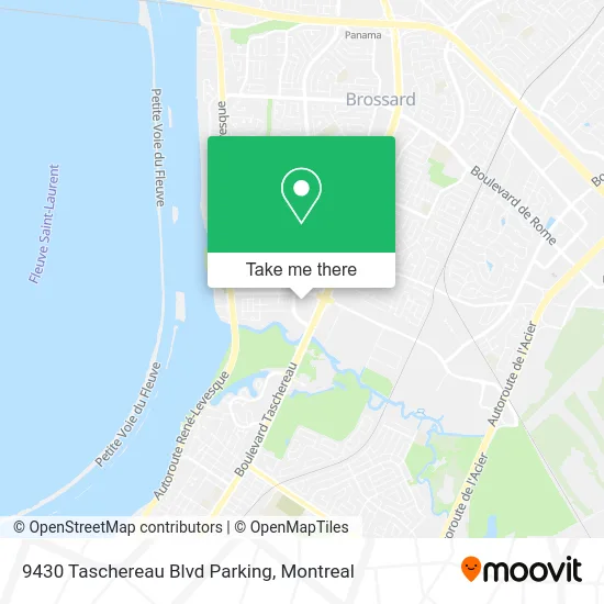 9430 Taschereau Blvd Parking map