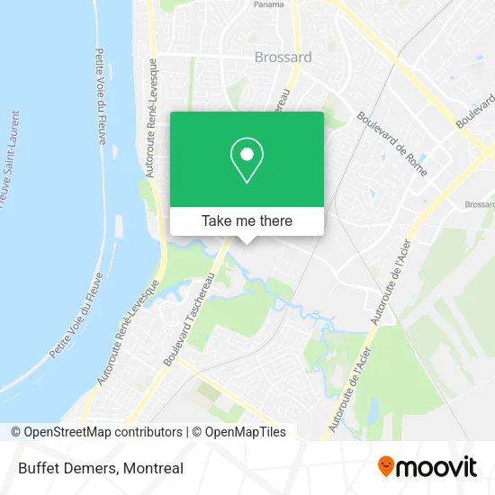 Buffet Demers map