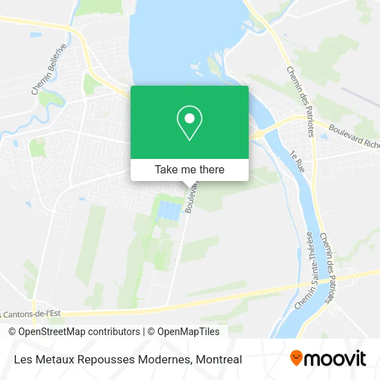 Les Metaux Repousses Modernes map