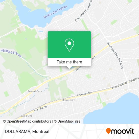 DOLLARAMA map