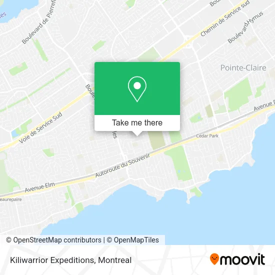 Kiliwarrior Expeditions map