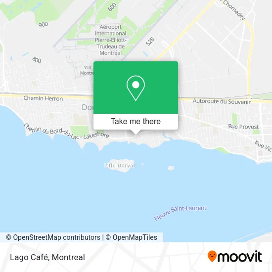 Lago Café map