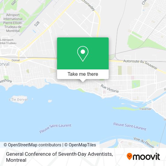 General Conference of Seventh-Day Adventists map