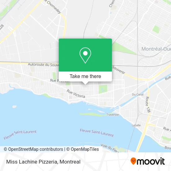 Miss Lachine Pizzeria map