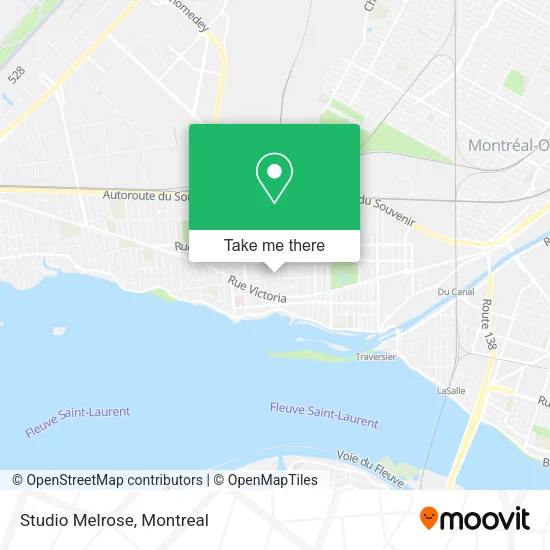 Studio Melrose map