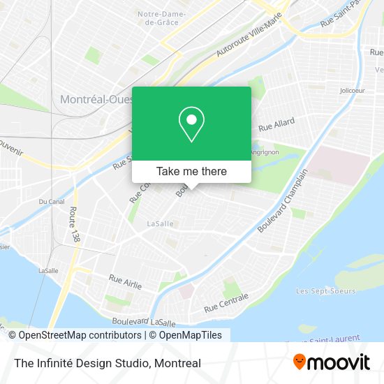 The Infinité Design Studio map