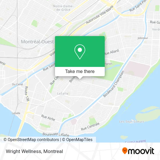 Wright Wellness map
