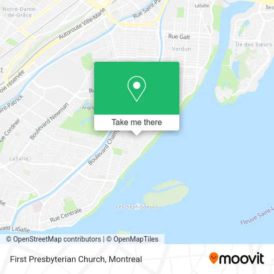 First Presbyterian Church map