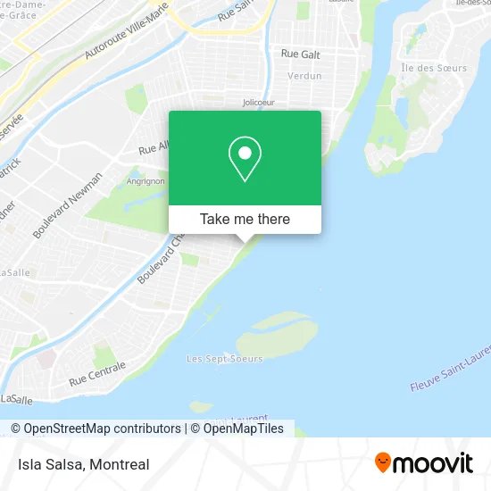 Isla Salsa map