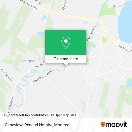 Geneviève Renaud Notaire map