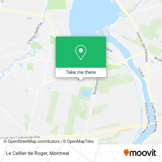 Le Cellier de Roger map