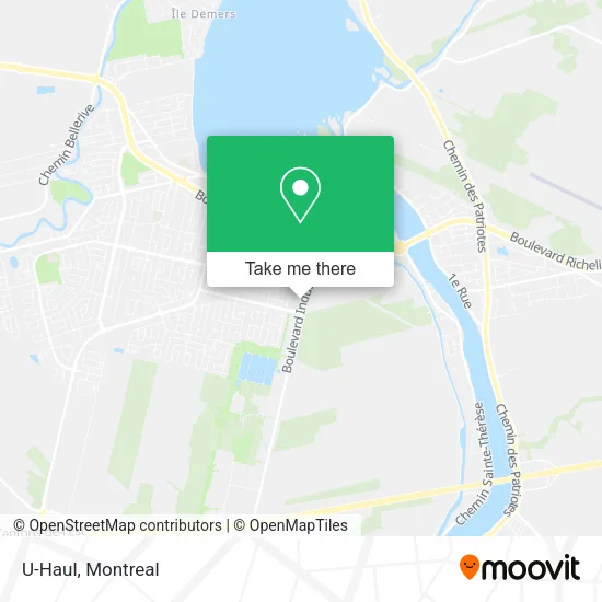 U-Haul map