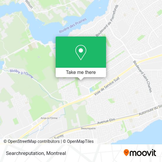 Searchreputation map