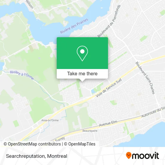 Searchreputation map