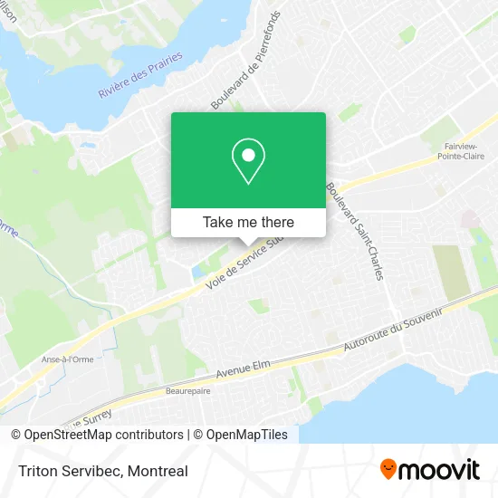 Triton Servibec map