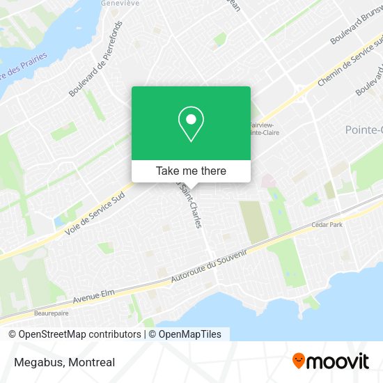 Megabus map