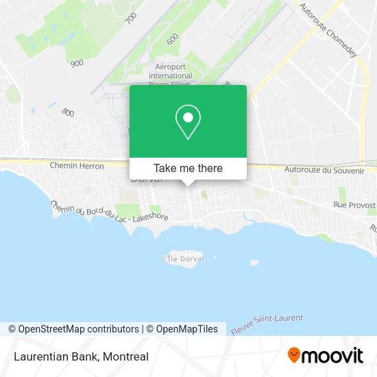 Laurentian Bank map