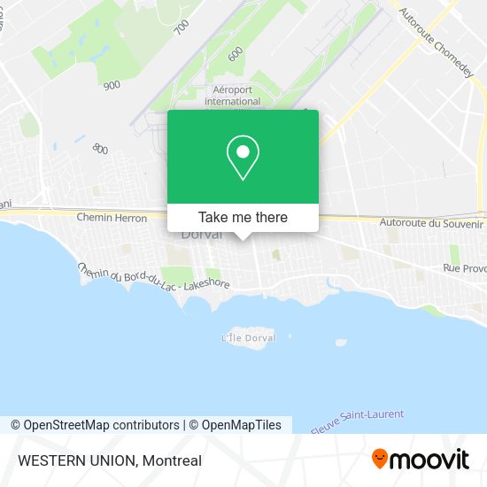 WESTERN UNION map