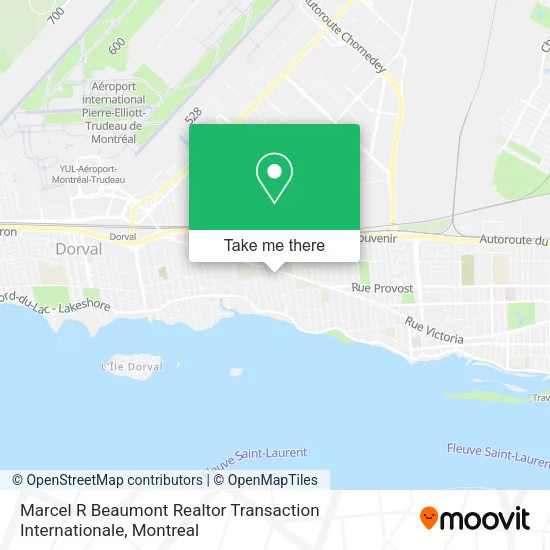 Marcel R Beaumont Realtor Transaction Internationale map