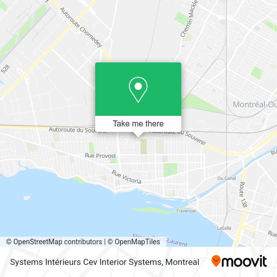 Systems Intérieurs Cev Interior Systems map