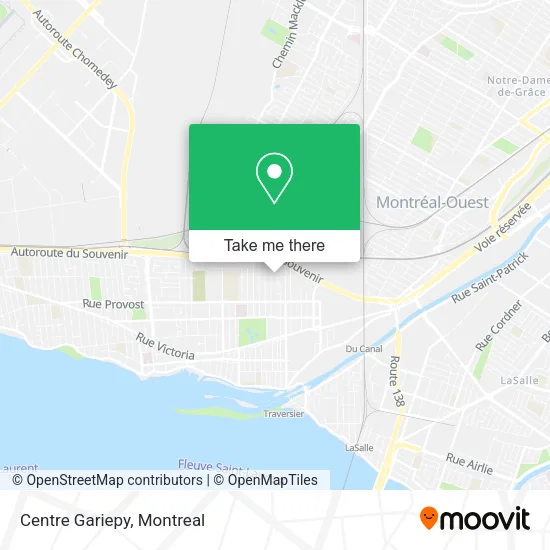 Centre Gariepy map