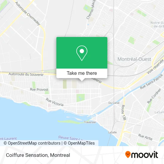 Coiffure Sensation map