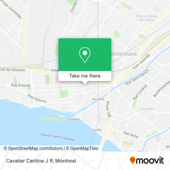 Cavalier Cantine J R map