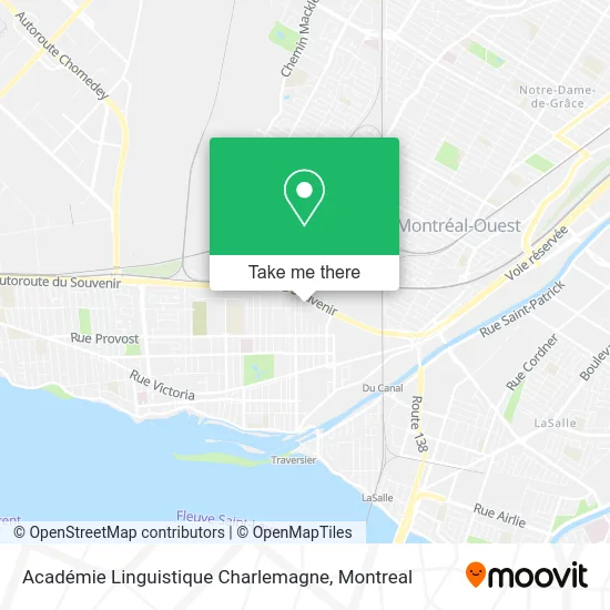 Académie Linguistique Charlemagne map