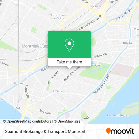 Seamont Brokerage & Transport map